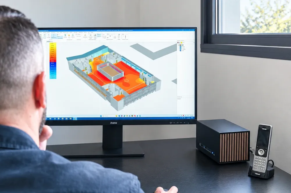 Simulation thermique d’un bâtiment à l’écran